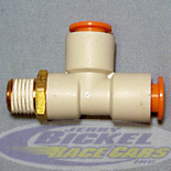 Male Run Tee 1/8NPT 1/4